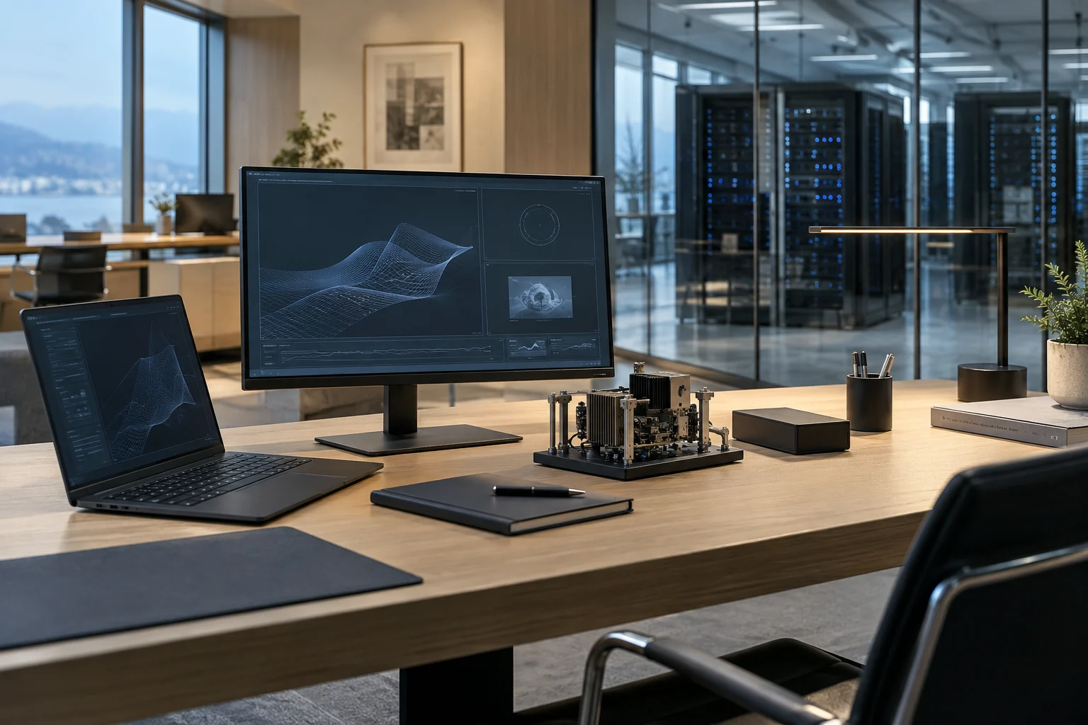 Illustrative technology & systems photograph